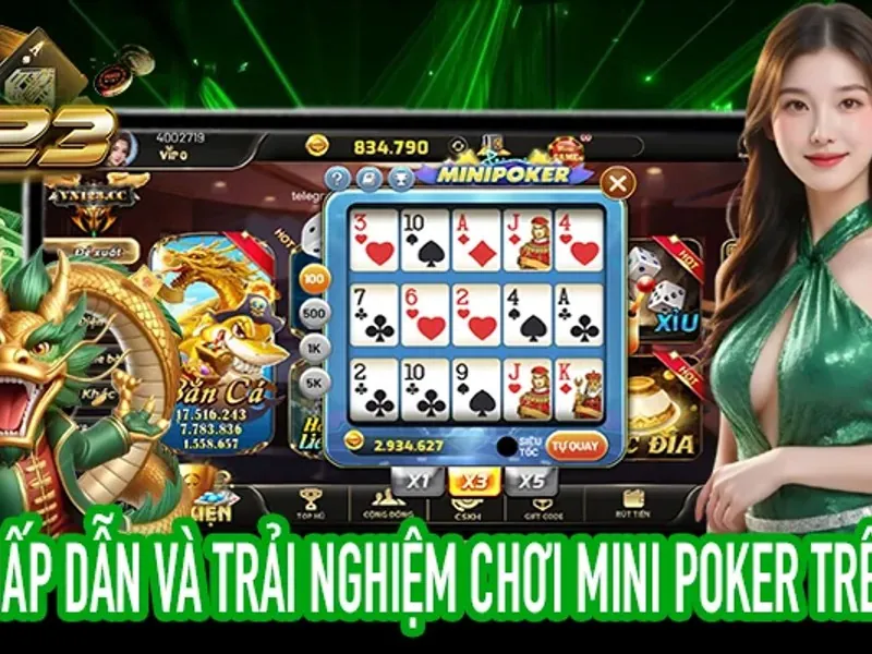 Bàn chơi Blackjack tại g666 win